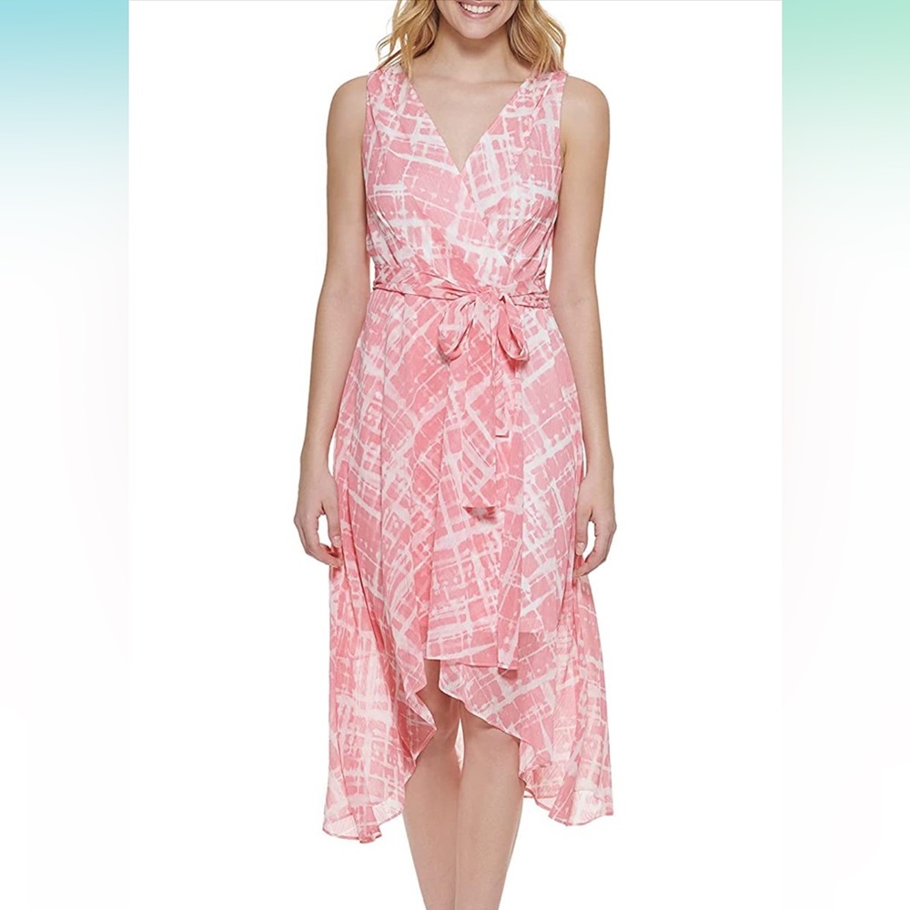 Pink and white Tommy Hilfiger dress